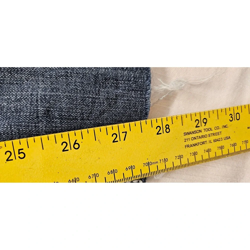 Miss Me Mid Rise Easy Cuffed Straight Leg Jeans Dark Wash Embellished Size 28